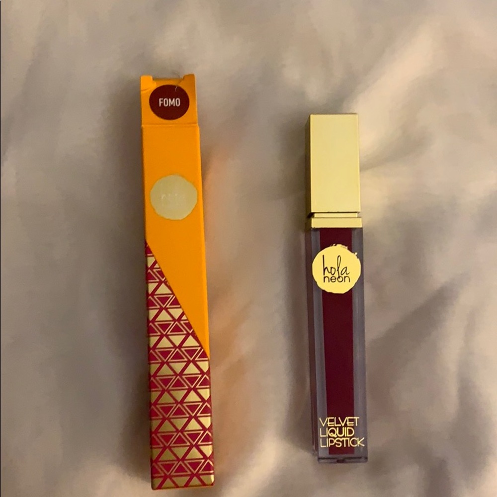 Hello neon berry colored liquid lipstick